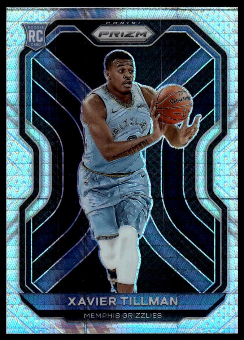 2020-21 Panini Prizm #299 Xavier Tillman Hyper Prizms