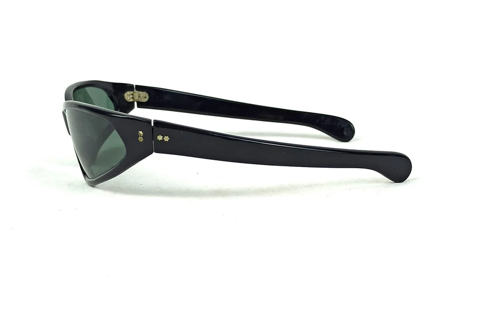 Raras gafas de sol ojo de murciélago marco de fiesta años 60 hechas en Italia muy raras 64-18 135 mm Foto 4 de 4