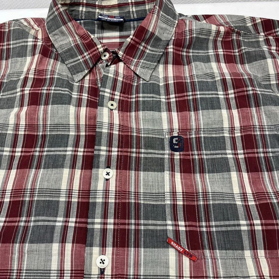 Vintage Shady LTD Shirt Mens XXL Plaid 90s Y2K Eminem Marshall Mathers Logo - Image 3 of 4