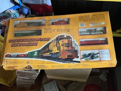 Mehano HO T340 Thunderbolt Express Train Set W/Tracks & Power Pack Santa Fe 5707
