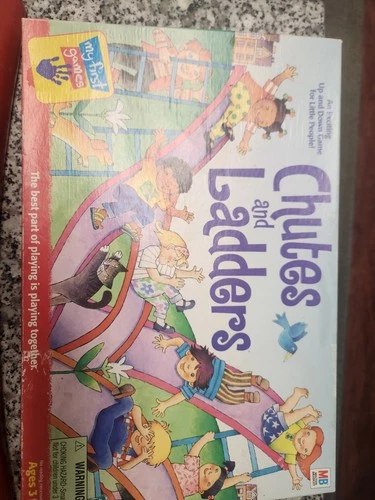 Vintage 1999 Chutes And Ladders Board Game Milton Bradley- Complete