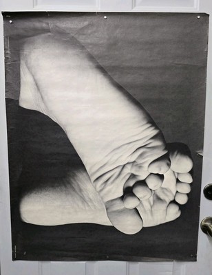 Vintage 1967 Personality Posters Benno Schapira #278 Feet 37.75''x 29.25''