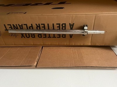 Brompton verlängerte Sattelstütze mit Klemme - silber