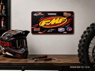 Custom Motocross Racing Garage Sign 6x12 Aluminum Decor Plate MX Dirt Bike
