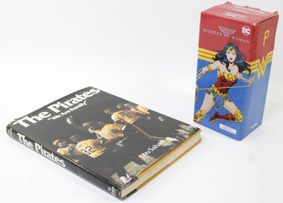 The Pirates ''We Are Family'' - Signed + Pirates Wonder Woman Bobblehead