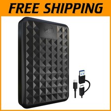 Compact USB 3.0/Type-C External Hard Drive - 500GB