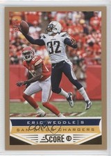2013 Score Gold Zone 19/50 Eric Weddle #185 0f8