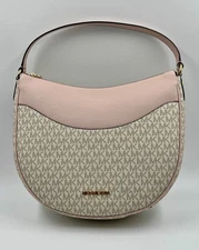 Michael Kors Large Dover Half Moon Crossbody Bag Purse NEW w Tags