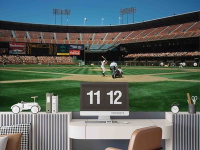 3D Baseball Stadium Landscape Wall Murals Wallpaper Murals Wall Sticker 56