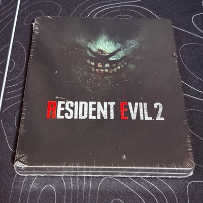 Resident Evil 2 RE2 Steelbook Case Only New Sealed No Game Capcom Collector