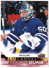 2022-23 Upper Deck Young Guns UD Canvas ERIK KALLGREN #C106 Toronto Maple Leafs