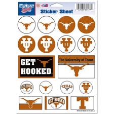 NCAA Vinyl Sticker Sheet