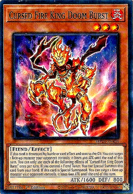 Cursed Fire King Doom Burst MP25-EN436