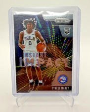 2020-21 Panini Prizm Tyrese Maxey Instant Impact RC #16