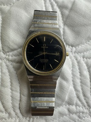 さらぽんOMEGA Constellation 保証書付き、電池交換済み Omega Vintage Constellation 198.0129 398.0858 Working New Battery