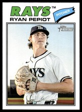 2026 Topps Heritage Ryan Pepiot Tampa Bay Rays #34