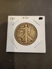 1920 Walking Liberty Half Dollar Very Good Condition