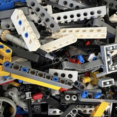 Lego Technic 2 POUNDS Bulk Lot Parts Pieces 2 LBS NXT Beams Gears Mindstorms