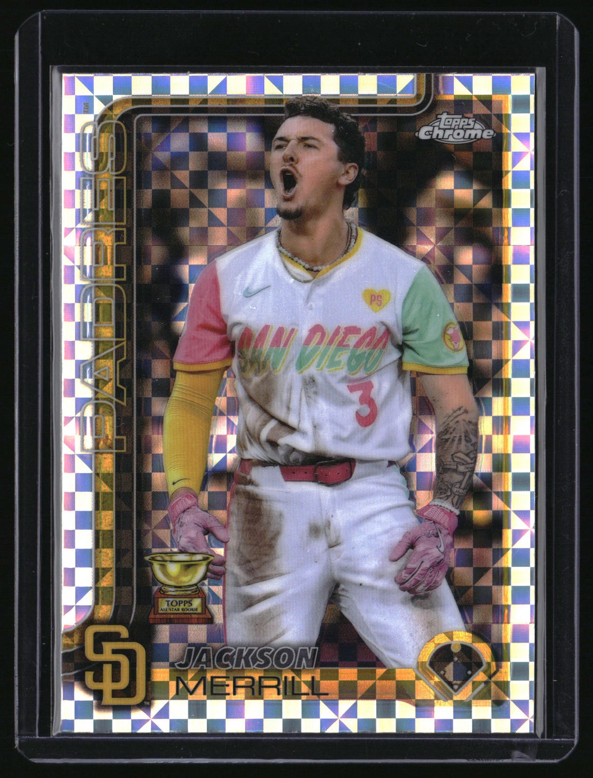 2025 Topps Chrome #61 Jackson Merrill X-Fractors