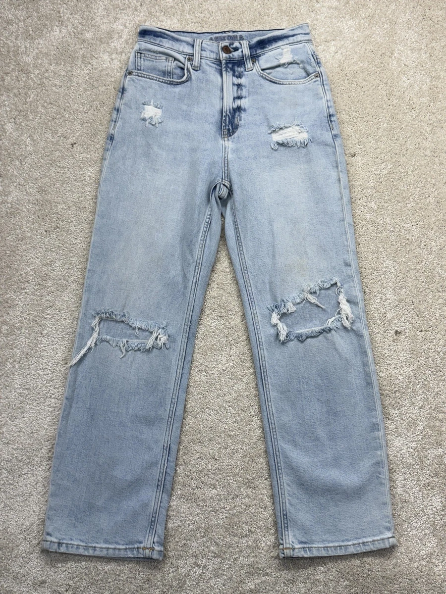 Jean Arizona Juniors Taille 7 - Denim Léger Vieilli, Occasion Excellent état, Couleur Bleu