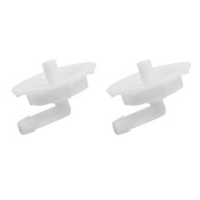 Vkinman 2-pak Chłodziwo chłodnicy Zbiornik płynu chłodzącego Korek zbiornika rozprężnego z przegubem biały 