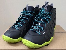 Nike Little Posite One "Emerging Powers". Grade School Size 6y. Black/ Volt