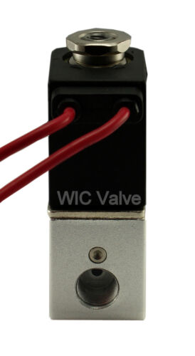 1/8" Inch 3 Way Zero Differential Air Water Electric Solenoid Valve 12V DC - Picture 3 of 5