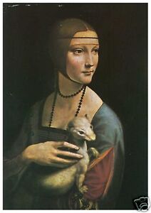 MEDICI POSTCARDS Da Vinci Lady with an Ermine