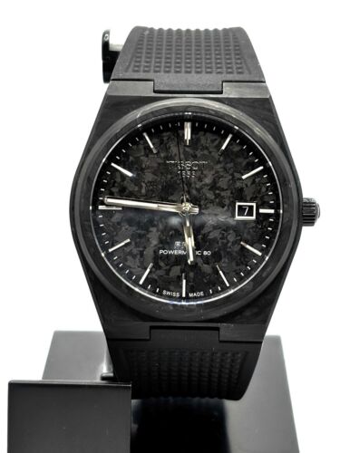 Tissot PRX Forged Carbon Powermatic 80 Automatic 40mm Watch - T1379079720100