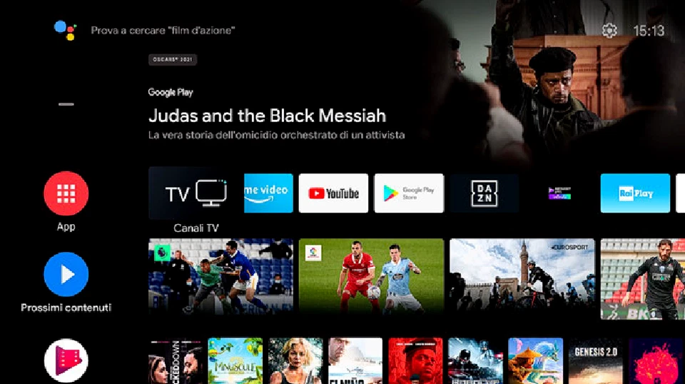 DECODER DIGITALE TERRESTRE DVB-T2 Android 10 h265 hevc wifi telesystem up t2 4k - Immagine 3 di 4