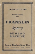 Franklin Rotary 1926 Instruction Manual Reprint: 30 Pages Coil Bound