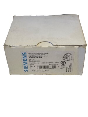 Siemens SIRIUS 3RV1011-0JA10 Leistungsschalter / Motorschutzschalter   NEU & OVP