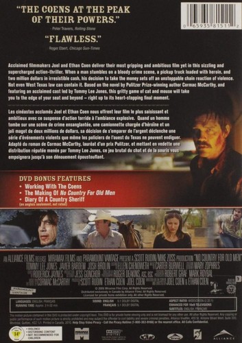 No Country for Old Men - Josh Brolin, Tommy Lee Jones, Javier Bardem New DVD - Bild 2 von 2