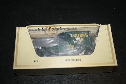 1927 TALBOT/LIPTON'S TEA MATCHBOX CAR/box Y-5 Models of Yesteryear 1978 ENGLAND - Picture 2 of 2