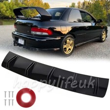 For Subaru WRX STI Impreza Rear Bumper Spoiler Splitter Lip Diffuser 10-Fins UK