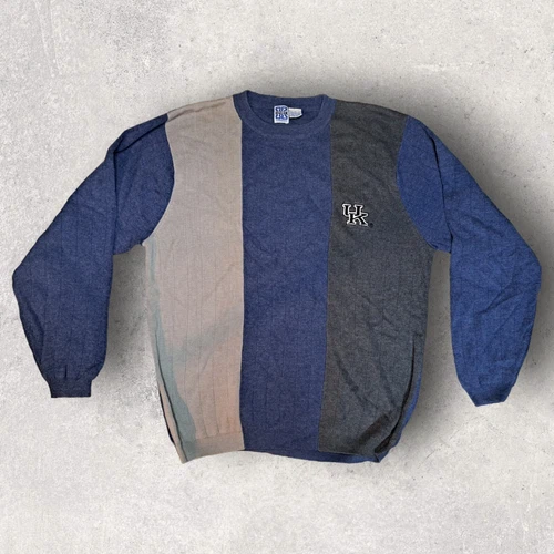 Vtg University Of Kentucky Mens Sweater Medium UK Wildcats Dawahares Crewneck