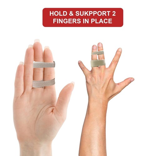 Finger Buddy Wraps 3 Stück Fingerschienen Tape für Holzhammer, verklemmt, geschwollen - Bild 7 von 16