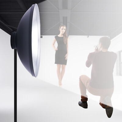 16'' Reflector Beauty Dish w/ Honeycomb Grid for Bowens Mount Studio Flash Light