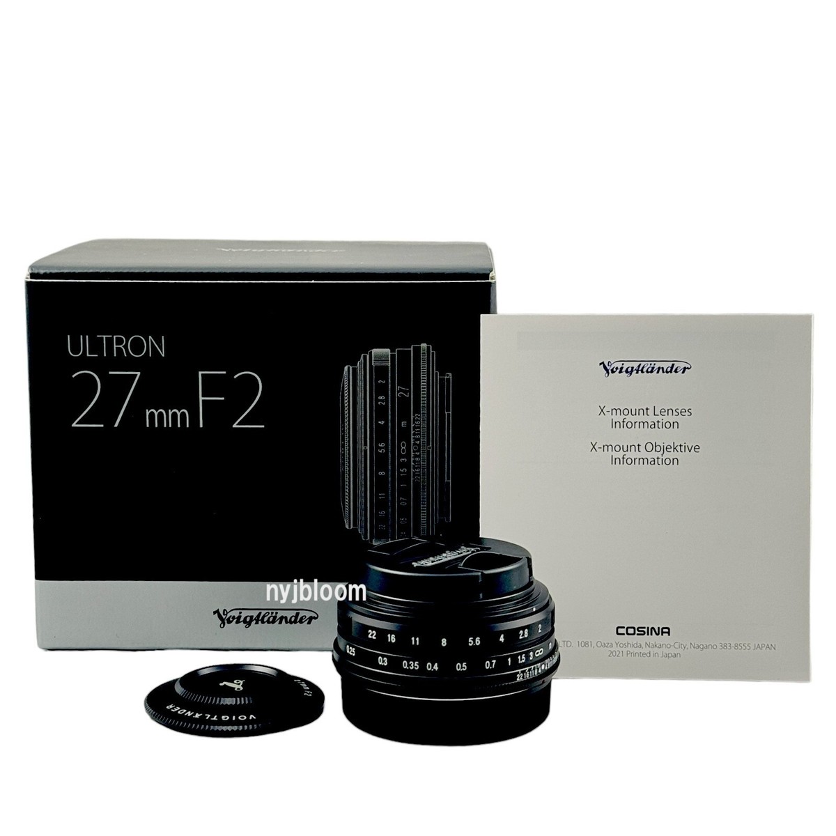 【ねこ】voigtlander ultron 27mm f2 xmount Voigtlander 27mm f2.0 Ultron Fuji-X mount (Silver) - Berger