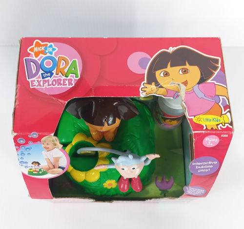 Dora the Explorer Motorized Bubble Machine Nick Jr Nickelodeon Summer Garden Toy - Picture 6 of 9