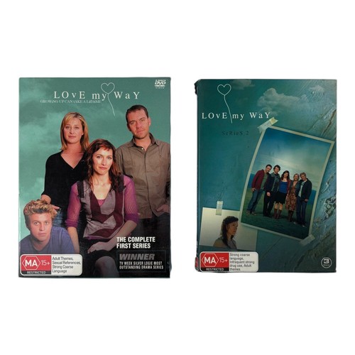Love My Way Series 1 & 2 Region 4 DVD 8 Discs Roadshow Entertainment Free Post