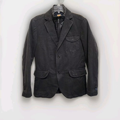 Hugo Boss Orange Bonday-D Gray Hybrid Blazer Jacket w Lining Mens US Sz 38 R - Picture 2 of 16