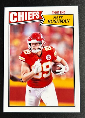 2023  #89 Matt Bushman Football Card  - BYU