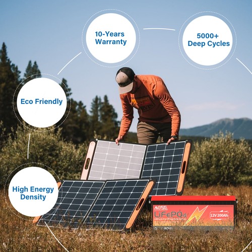 12V 24V 100AH 200AH 300AH LiFePO4 Lithium Battery Deep Cycle for Off-grid RV - Picture 17 of 38