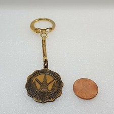 Vintage CDGA Cleveland District Golf Association KEYCHAIN w/ Return Postage