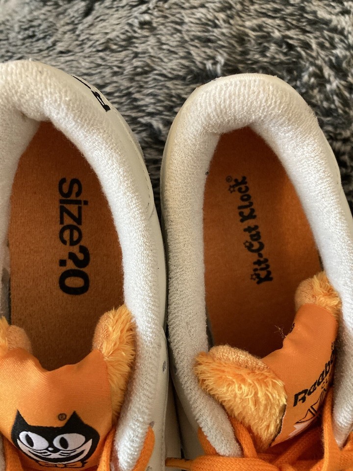 Reebok X Kitcat Clock Club Size 10 Uk Trainers With Logos New eBay