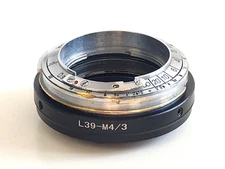 Contax RF, Nikon S, Kiev lenses to Panasonic, Olympus Micro 4/3 custom adapter!