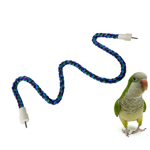 Funny Parrot économies Cotton Rope Bird Climbing Rope Toy (55cm) parrot toy bird bite toy