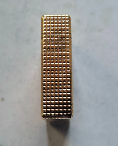 ST Dupont L1 BR gold hobnail, petit diamonds, small lighter perfect, OVERHAULED - Foto 6 di 18