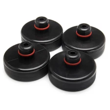 New 4Pcs Rubber Jack Lift Pad Adapter Tool Black Fit For Tesla Model 3/Y/S/X